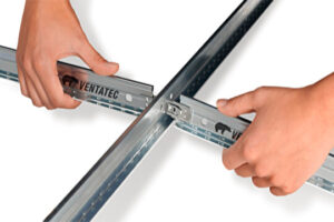 Підвісна система Knauf AMF VENTATEC 24мм (для монтажу плит з кромкою Board, Tegular 24, Vector, SL2)