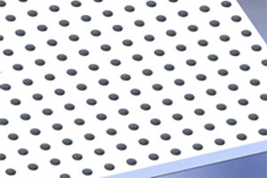 Плита акустична перфорована до модульної підвісної стелі Vogl Deckensysteme, перфорація 8/18R